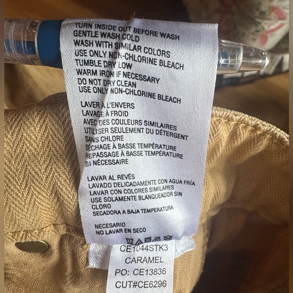 CURRENT/ELLIOTT The Postman Wide Leg Trouser in Ginger Women’s size 27 - Picture 10 of 10